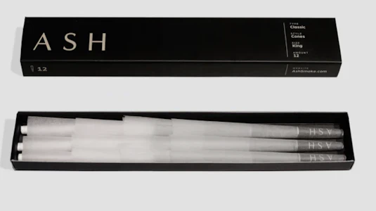 Ash - ASH I Accessory I Black I Classic Pre- Rolled Cones I 12 pack 