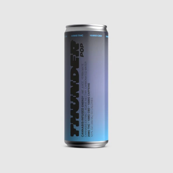 THUNDER - THUNDER - Drink - Lime Mate - Energy Pop - 12oz - 20MG Main Image