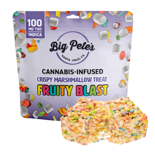 Big Pete's - Big Pete's Indica Fruity Blast Crispy Marshmallow Treat 100mg