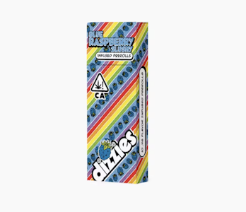 Dizzies - Blue Raspberry Slushy (I) | 10pk 4g Infused PreRolls | Dizzies