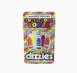 Dizzies - Super Sour Sodas | 100mg Gummies | Dizzies