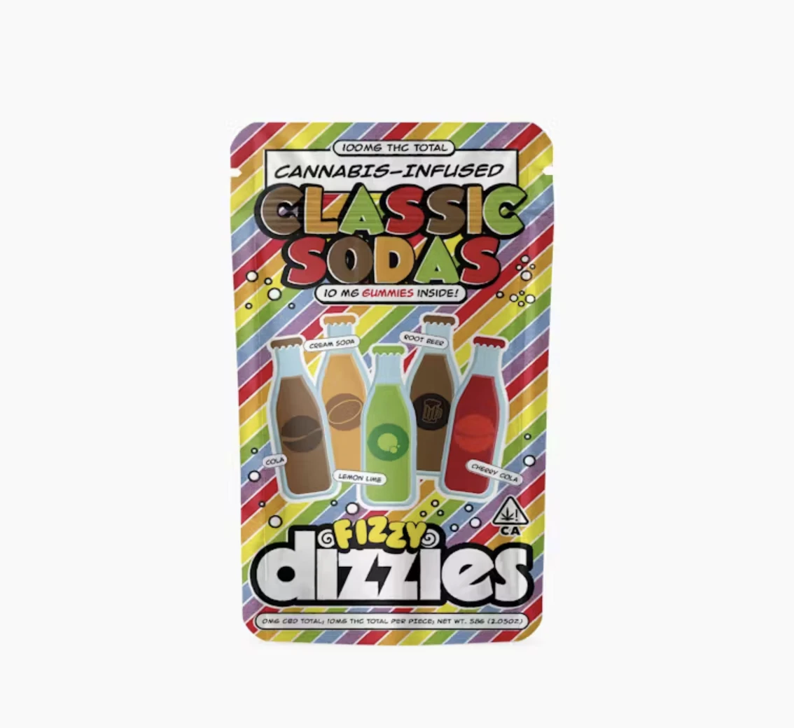 Dizzies - Root Beer Sodas | 100mg Gummies | Dizzies Main Image