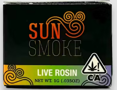 SUNSMOKE - Sun Smoke - Live Rosin - White Miso - 1.0g
