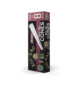 ZIG ZAG - Zig Zag Ultra Thin 70's Cones - 8ct