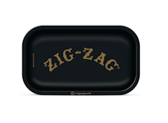 Zig Zag Small Black Rolling Tray