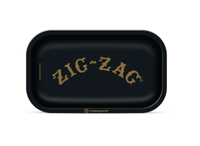 ZIG ZAG - Zig Zag Small Black Rolling Tray