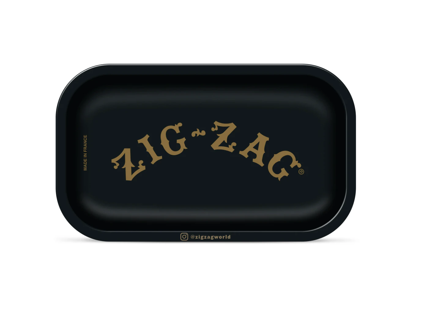 Zig-Zag - Zig Zag Small Black Rolling Tray Main Image