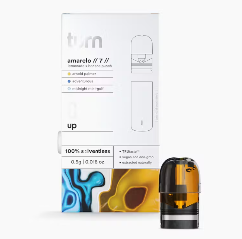 Cartridge - Amarelo #7 - Solventless - Live Rosin - .5G