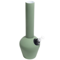 Chill Steel Pipes 13" Double-Wall Insulated Bong Rubberized Olive Green
