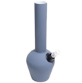 Chill Steel Pipes 13" Double-Wall Insulated Bong Rubberized Steel Blue