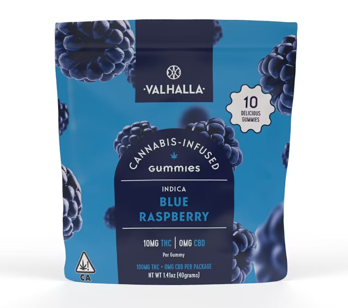 [REC] Valhalla | Blue Raspberry | 10pk/100mg Soft Chews