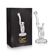 High Point Glass - Crystal Series 13" Curvy Body Low Profile Downstem Matrix Water Pipe Box Set - with 14M Bowl