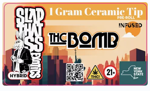 Slap That Ass - Slap That Ass Exotics - THC BOMB - Hybrid - 1G - Preroll