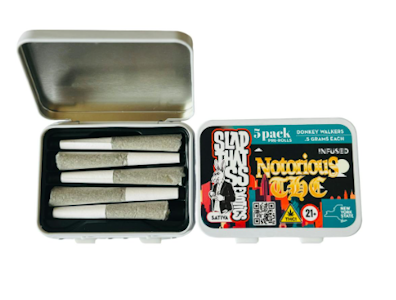 Slap That Ass - Slap That Ass Exotics - NOTORIOUS THC - 5PK - Sativa - Preroll