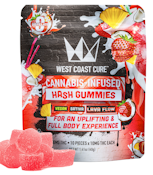 West Coast Cure - Lava Flow - Hash Gummies - 10pk - 100MG