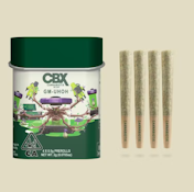 CBX - Prerolls - GM-UHOH - 4PK - 2G