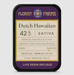 Florist Farms - Infused Live Resin Dutch Hawaiian - 5 pack - Preroll