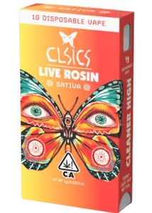 CLSICS - CLSICS Live Rosin All in One 1g Clockwork Lemon