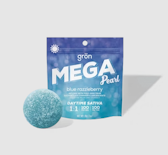 Grön - Mega Pearl - Blue Razzleberry 1-1 - Daytime Sativa - 100mg - Edible