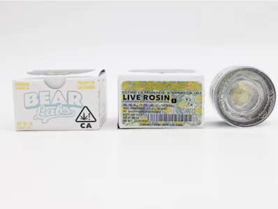 Bear Labs - Bear Labs - Lemosa - 1g Tier 1 Rosin