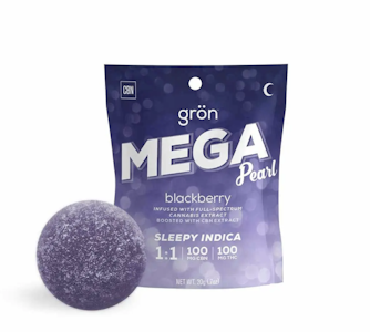 Grön - Grön | Blackberry 1:1 CBN Mega Pearls | 100mg