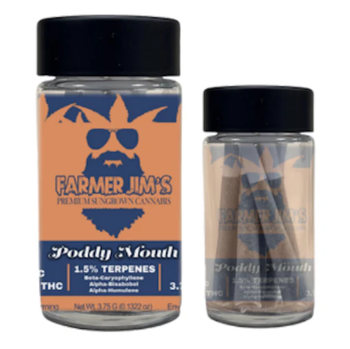 FARMER JIM'S - Poddy Mouth pre-roll | .7g, 5pack Main Image