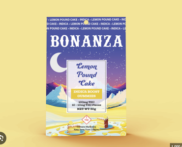 Bonanza Cannabis Company - Bonanza Lemon Pound Cake Gummy