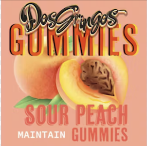 DOS GRINGOS - Dos Gringos Gummies Sour Peach Maintain