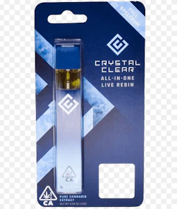 Crystal Clear - Crystal Clear - Cereal Milk - 1g Live Resin All In One Vape