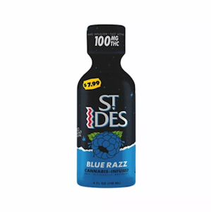 ST.IDES - Blue Razz 100mg THC NANO Shots - St. Ides
