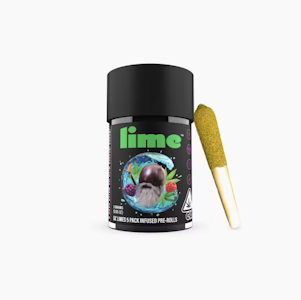 Lime - LIME - Infused Prerolls - Purple Zaza - Live Resin & Hash - Lil Limes - 5PK - 3G