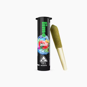 Lime - LIME - Infused Preroll - Gushers - Live Resin & Hash - Lil Lime - .6G