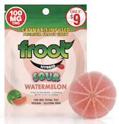 Froot | Sour Single Gummy (100mg) Watermelon (H)