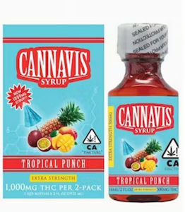 CANNAVIS - Cannavis - THC Syrup - Tropical Punch - Tincture - 500mg