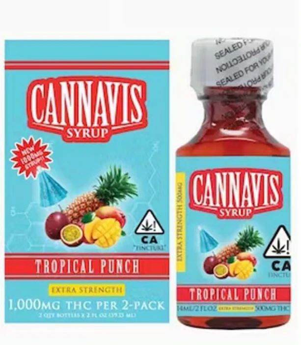 Cannavis - Cannavis - THC Syrup - Tropical Punch - Tincture - 500mg Main Image