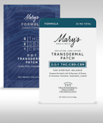 MARY'S MEDICINALS - Topical - 3:2:1 Formula - THC:CBD:CBN - Transdermal Patch - 15MG