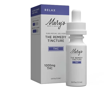 MARY'S MEDICINALS - MARY'S MEDICINALS - Tincture - THC Remedy - Relax - 1000MG