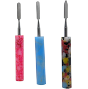 6" Stainless Steel Assorted Resin Handle Dabber