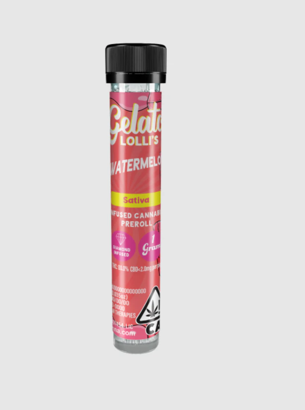 Gelato - Gelato - Lolli - Watermelon Punch - Infused Preroll -1.2g Main Image
