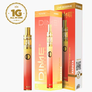 DIME INDUSTRIES - DIME 1G AIO Papaya Live Reserve Disposable