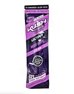 KUSH - KUSH ULTRA Mixed Grape Hemp Wrap Cones 2pk