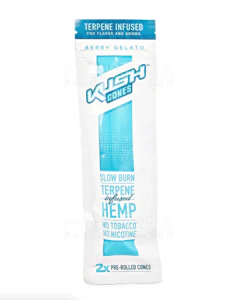KUSH - KUSH Berry Gelato Terpene Infused Hemp Wrap Cones 2pk