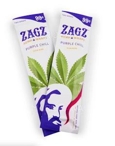 ZAGZ - ZAGZ Purple Chill Hemp Wraps 3pk
