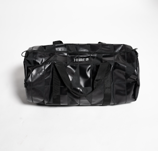 Hold Up Roll Up - Garment Black Area Pattern Duffel Bag
