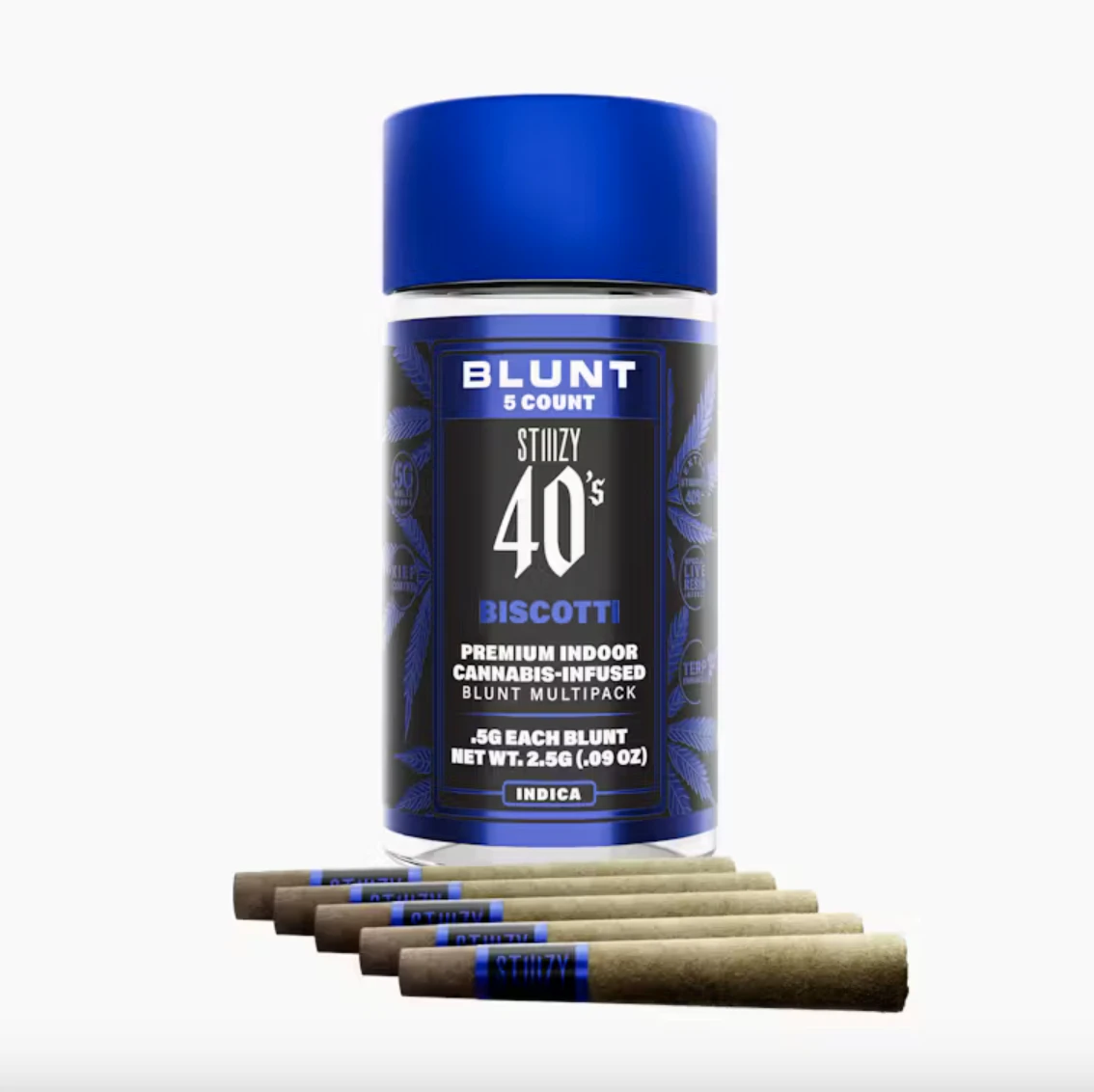 STIIIZY - Biscotti (I) | 5pc Mini Blunts | Stiiizy 40's Main Image