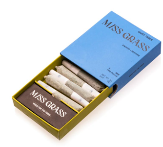 MISS GRASS - MISS GRASS | BLACK CHERRY GELATTI | 5 PK .4G PRE-ROLLS