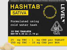 Hashtab - Ice Water Hash Capsules - 10ct - Sativa - 250mg