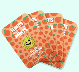 Flints - Sour Tangerine | Mouth Watering Mints (Flintts Mints)