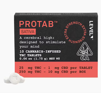 Level - Sativa | 10pc tablets | Level Protab