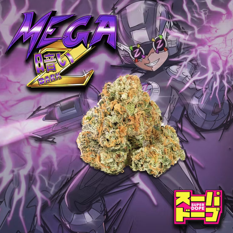 SUPER DOPE 3.5G Mega Z Dark Flower - KUSHY | Cannabis Del